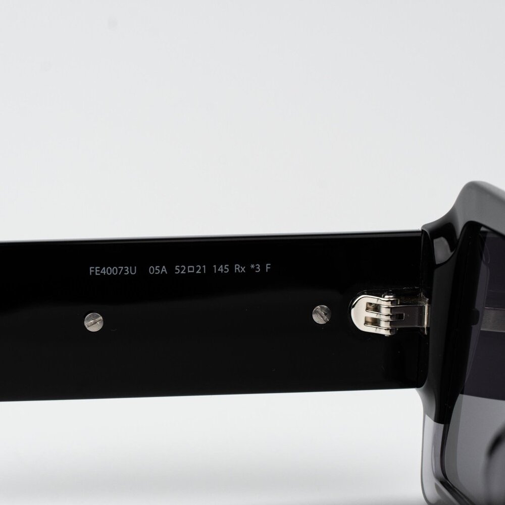 Fendi Black Rectangular Sunglasses - image 7